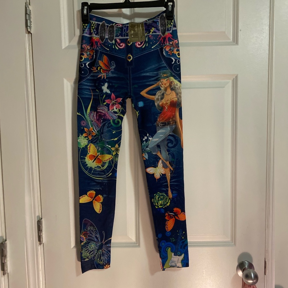 Juniors Colorful Leggings